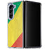 Republic of the Congo Flag Distressed Galaxy Z Fold5 5G Clear Case